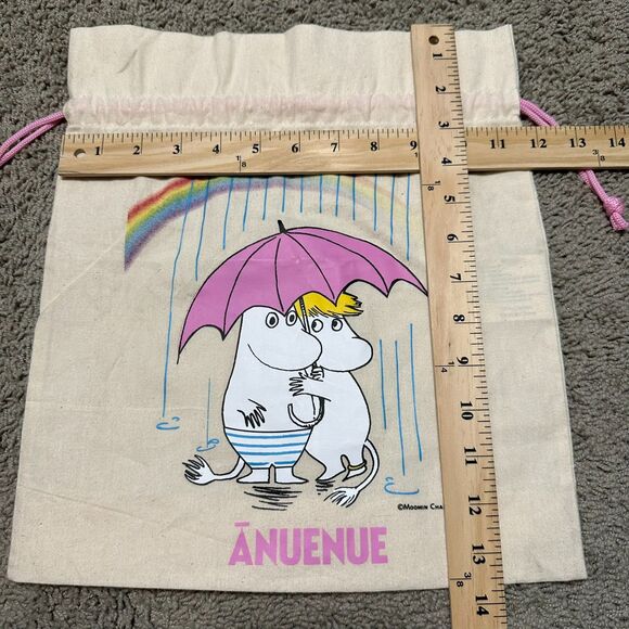 Moomin Hawaii Anuenue Rainy Rainbow Drawstring Bag - Picture 3 of 14